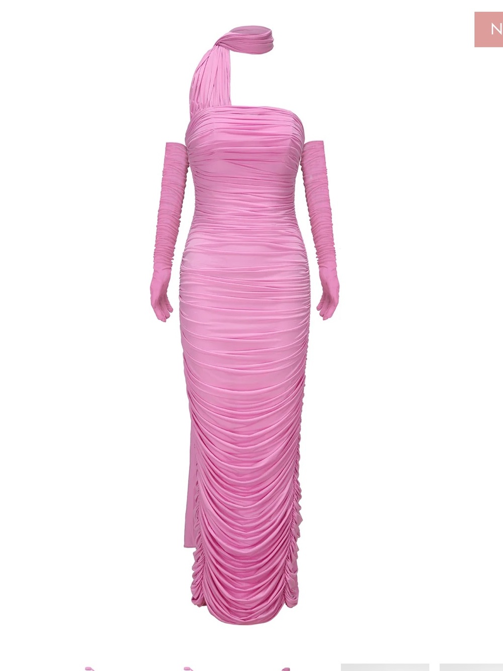 Nana Jacqueline Kimberly Dress in hot pink - Picture 3 of 10